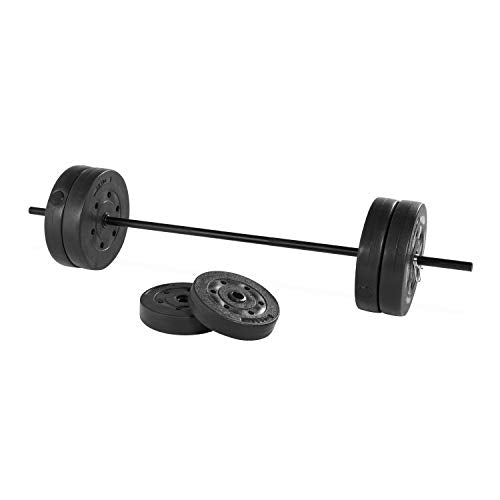 CAP Strength Standard Bench with 100 lb Weight Set, Leg Developer, Flat