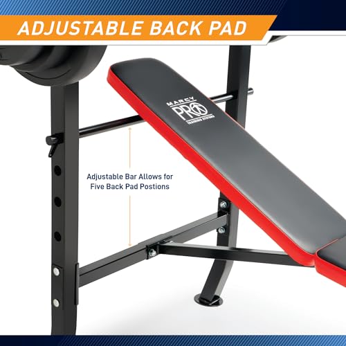 Standard Weight Bench with 100 lbs Vinyl-Coated Weight Set PM-2084, Flat